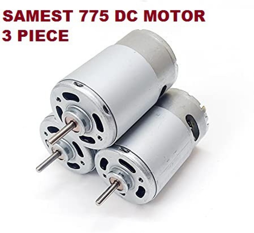 Electronic Spices DC 12V 10000rpm 775 Motor Micro DC Motor 5mm Shaft Motor  with 12v 2amp adapter Electronic Components Electronic Hobby Kit
