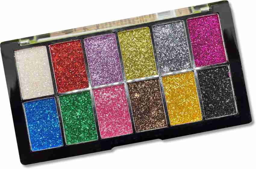 15 Colors Eyeshadow, Glitters Shimmer Pigment Pressed Makeup Palette Eyes  Cosmetic