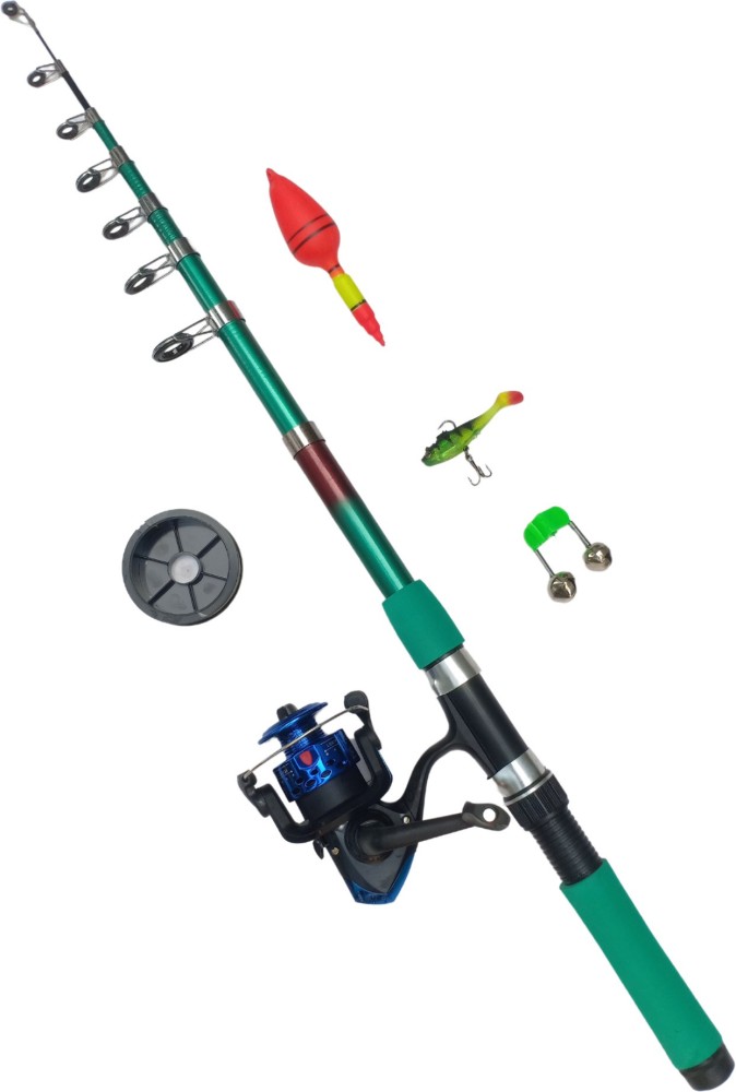 Fishing rod 7 ft fishing rod and reel combo set spiker Blue Fishing Rod  Price in India - Buy Fishing rod 7 ft fishing rod and reel combo set spiker  Blue Fishing