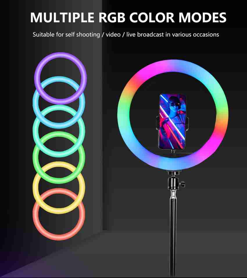 Ring light top colour changing
