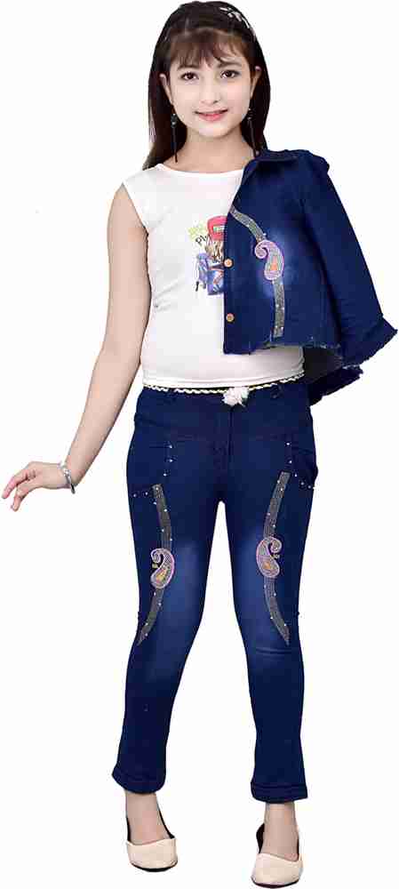 Jeans top deals girl pic
