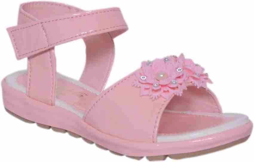 Girls pink online sandals