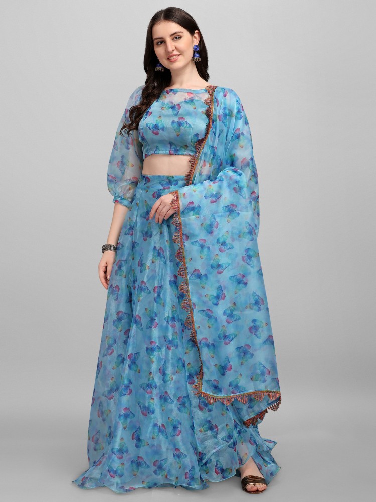 Buy online Floral Printed Lehenga Choli With Dupatta from ethnic wear for  Women by Anara for ₹899 at 81% off