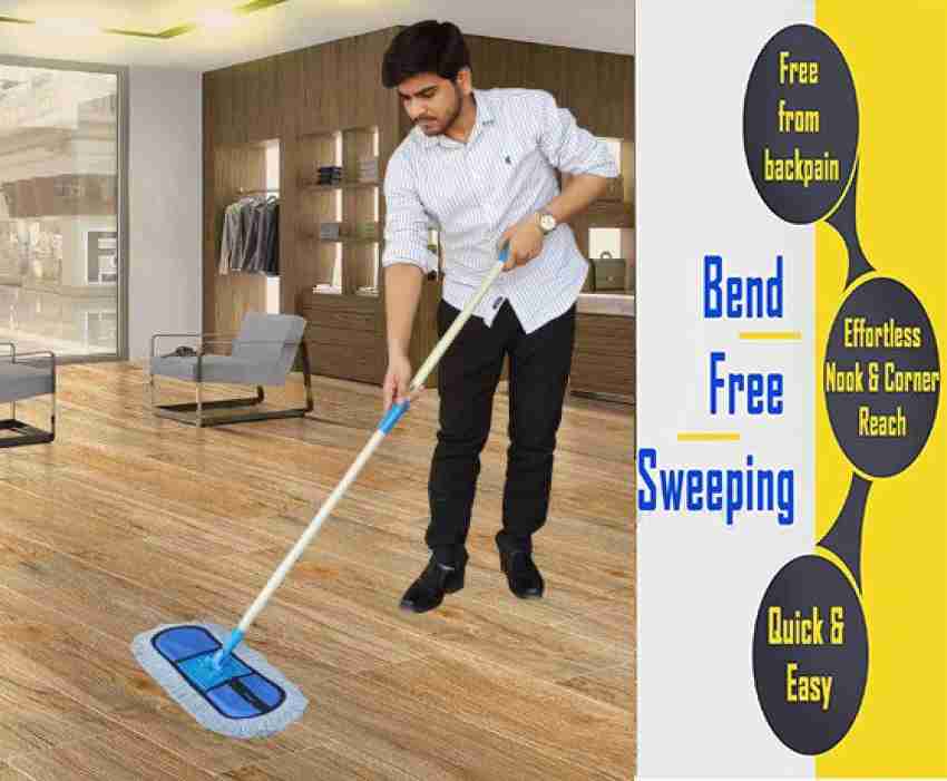 Wet and Dry Cotton Flat Floor Mop 67x14x5 (18-Inch)Easy to Use