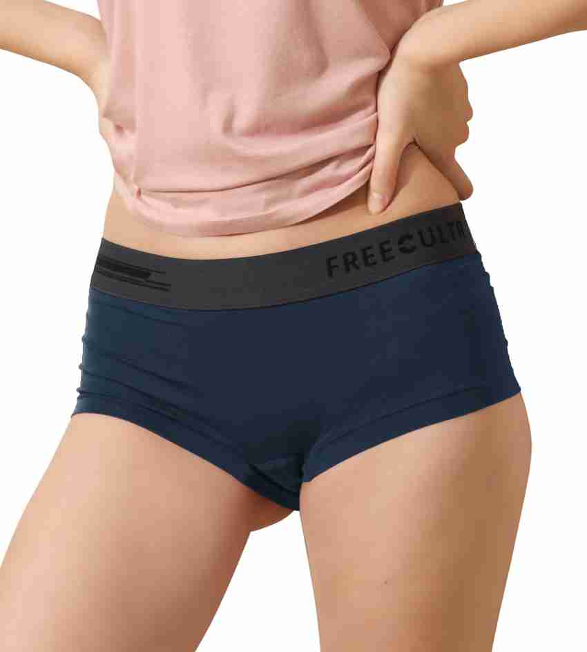 FREECULTR Antibacterial Micro Modal Boxer Brief for Women, Panty, Boxer  for Girls Women Hipster Dark Blue, Purple Panty - Buy FREECULTR  Antibacterial Micro Modal Boxer Brief for Women, Panty