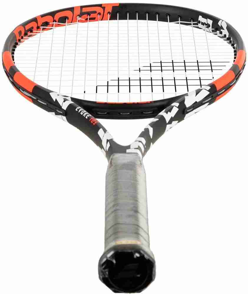 BABOLAT Evoke 105 Black Orange Strung Tennis Racquet Buy