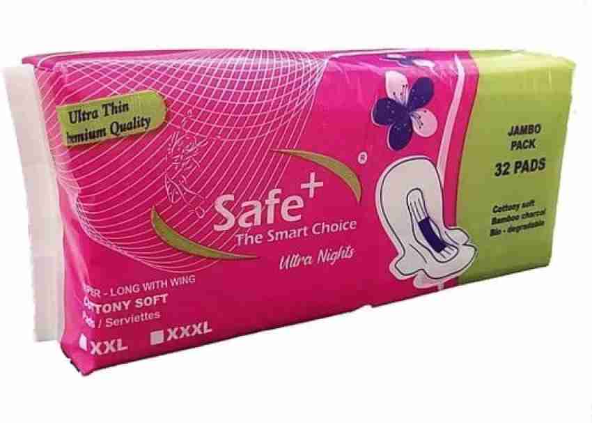 safe plus Fresh Ultra thin soft-XXL wings Sanitary Pad, Buy Women Hygiene  products online in India