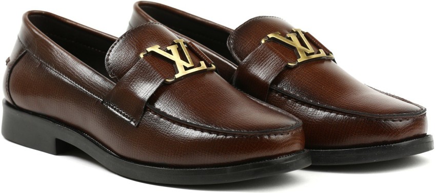 Louis Vuitton lv man loafers grainy leather flats  Mens boots fashion Loafers  men Louis vuitton shoes