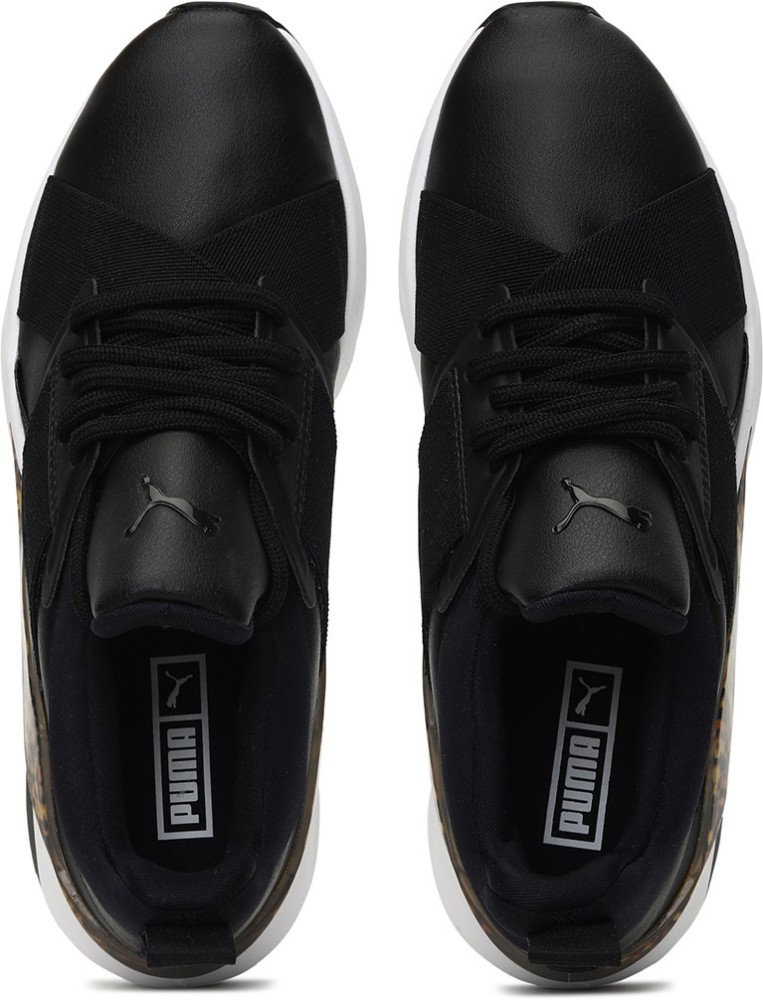 Puma muse black clearance satin