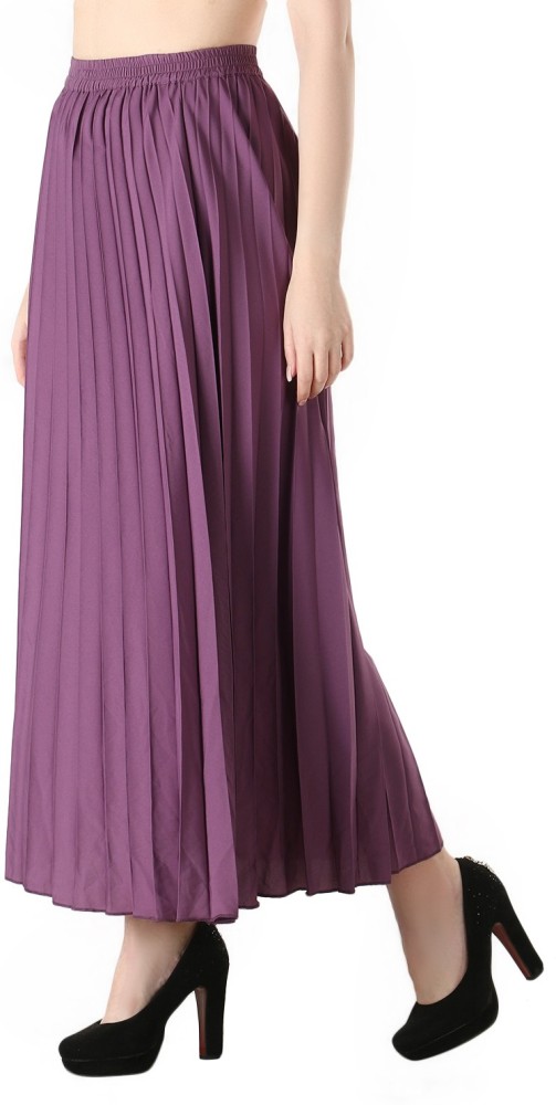 Pleated skirt  Light purple  Ladies  HM IN