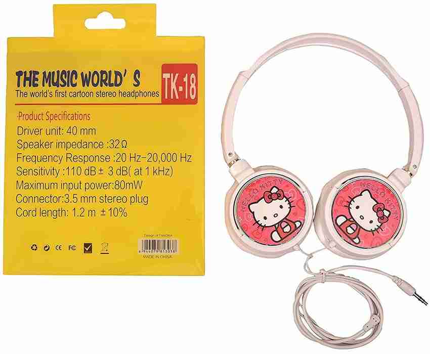 Pink wired headphones sales