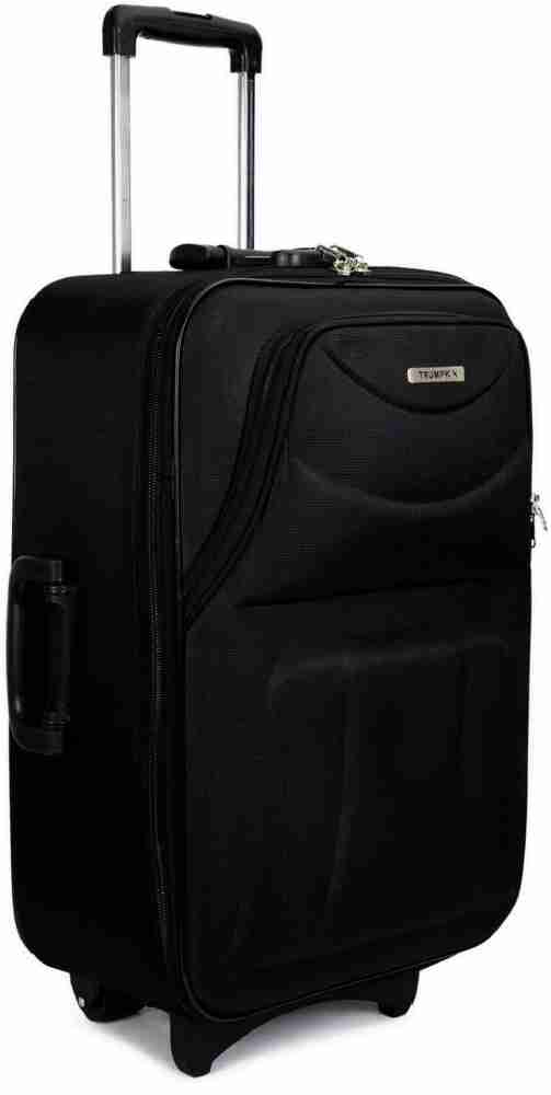 Small black sales suitcase on wheels