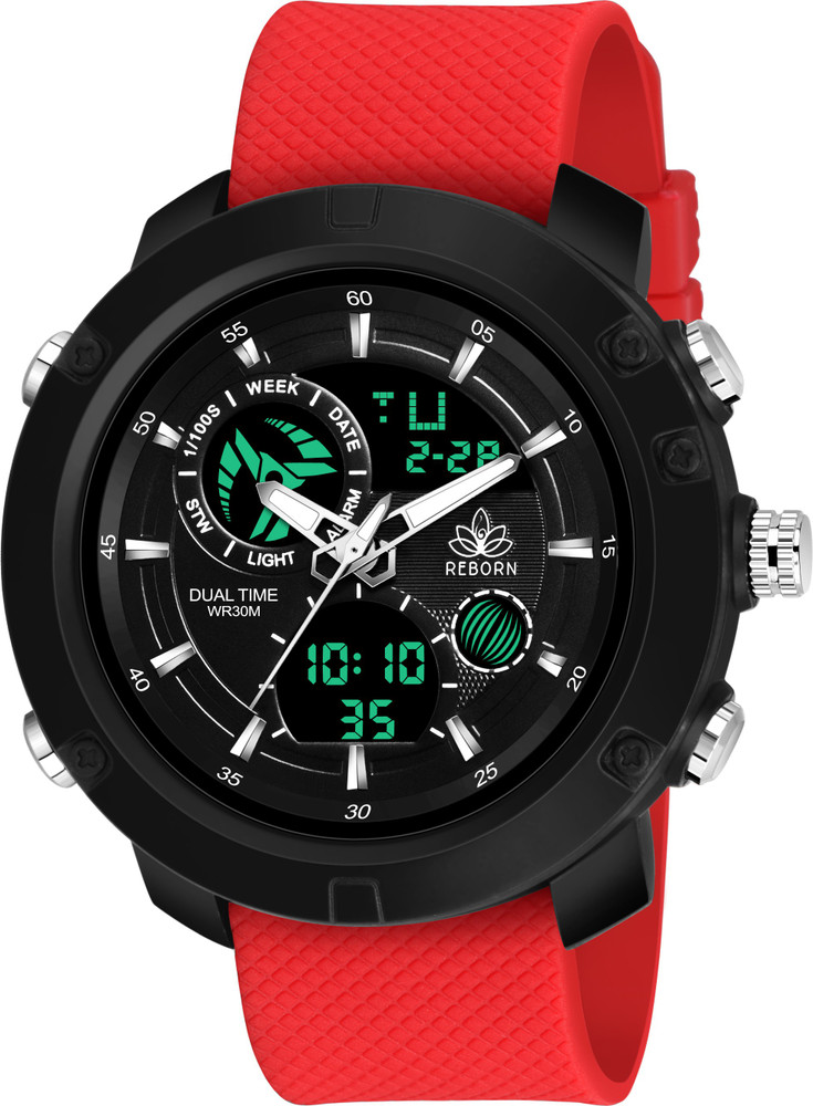Mikachi analogue sale digital watch