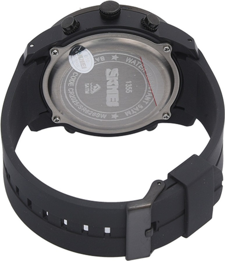 SKMEI Analog Digital Watch For Men Buy SKMEI Analog Digital Watch For Men 1355 Blue Original Chronograph Wrist Watch Online at Best Prices in India Flipkart
