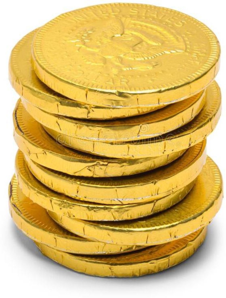 Chocolate store gold coins