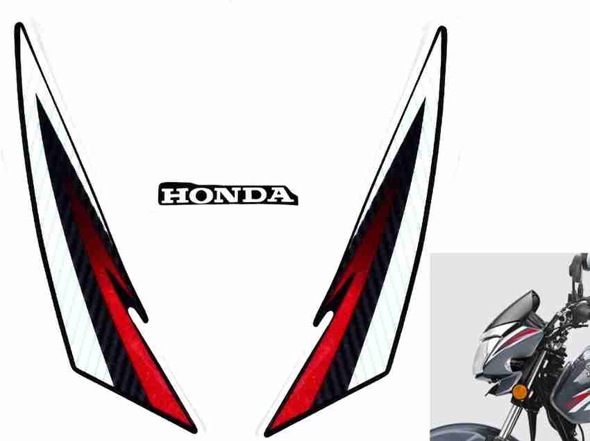 Bike visor sticker deals