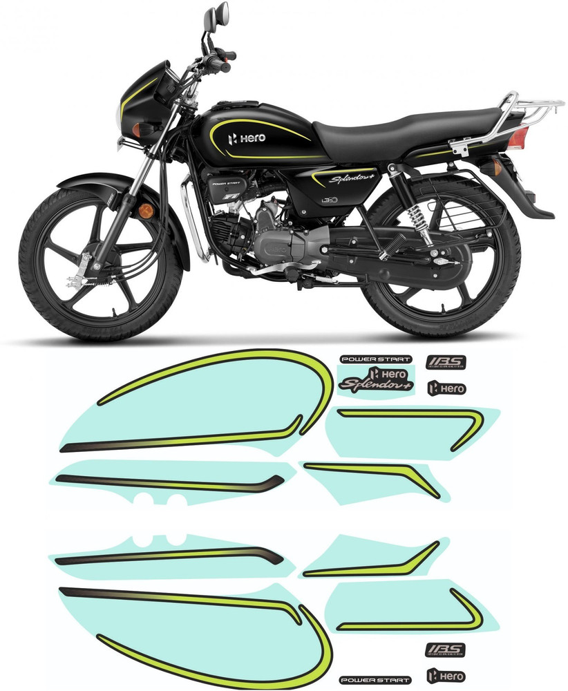 Hero honda splendor shop sticker