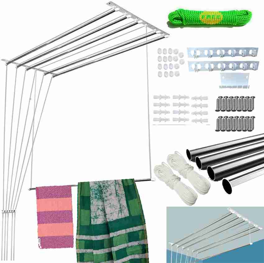 sai praseeda Steel Ceiling Cloth Dryer Stand Cloth Dryer Stand