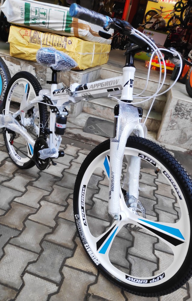 Appgrow folding bicycle slim tyre 26 T Folding Bikes Folding Cycle Price in India Buy Appgrow folding bicycle slim tyre 26 T Folding Bikes Folding Cycle online at Flipkart