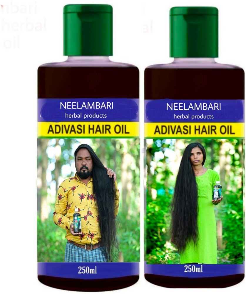Adivasi Neelambari Herbal Hair Oil लम्बे, काले, घने बालों का राज़! - YouTube