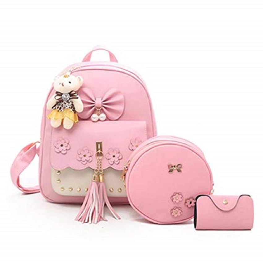 Cute pink mini backpack top
