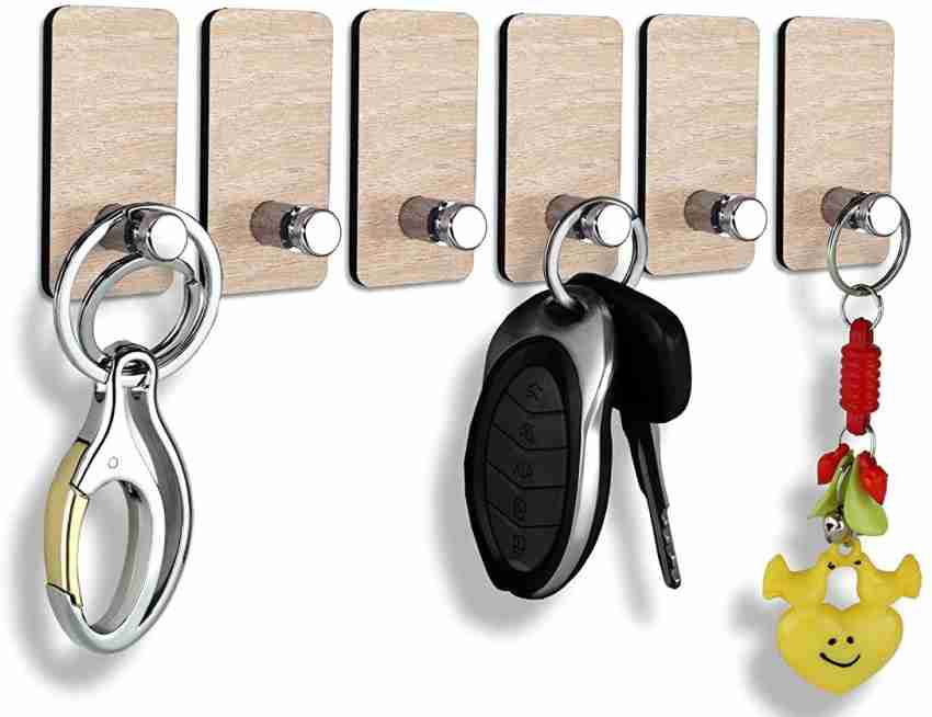 Fivean Heavy Duty Adhesive Wood and Abs Decorative Sticky Key Holder Wood Key  Holder Price in India - Buy Fivean Heavy Duty Adhesive Wood and Abs  Decorative Sticky Key Holder Wood Key
