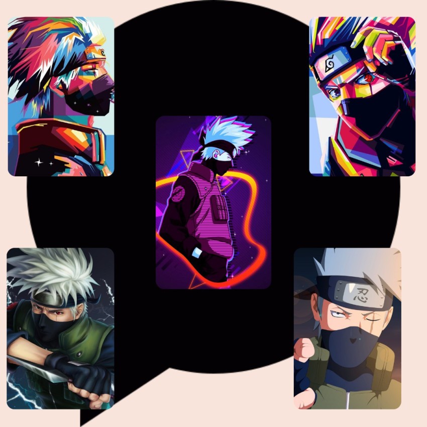 Kakashi Hatake Self Adhesive Laminated Poster, Naruto Shippuden Wallpaper, Sticker For Gaming Room