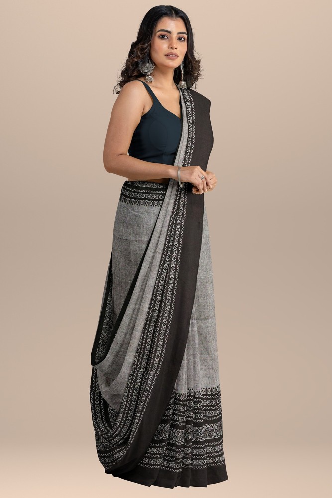 Buy Slagha Saree For WomenSLAGHA Solid/Plain Bollywood Handloom
