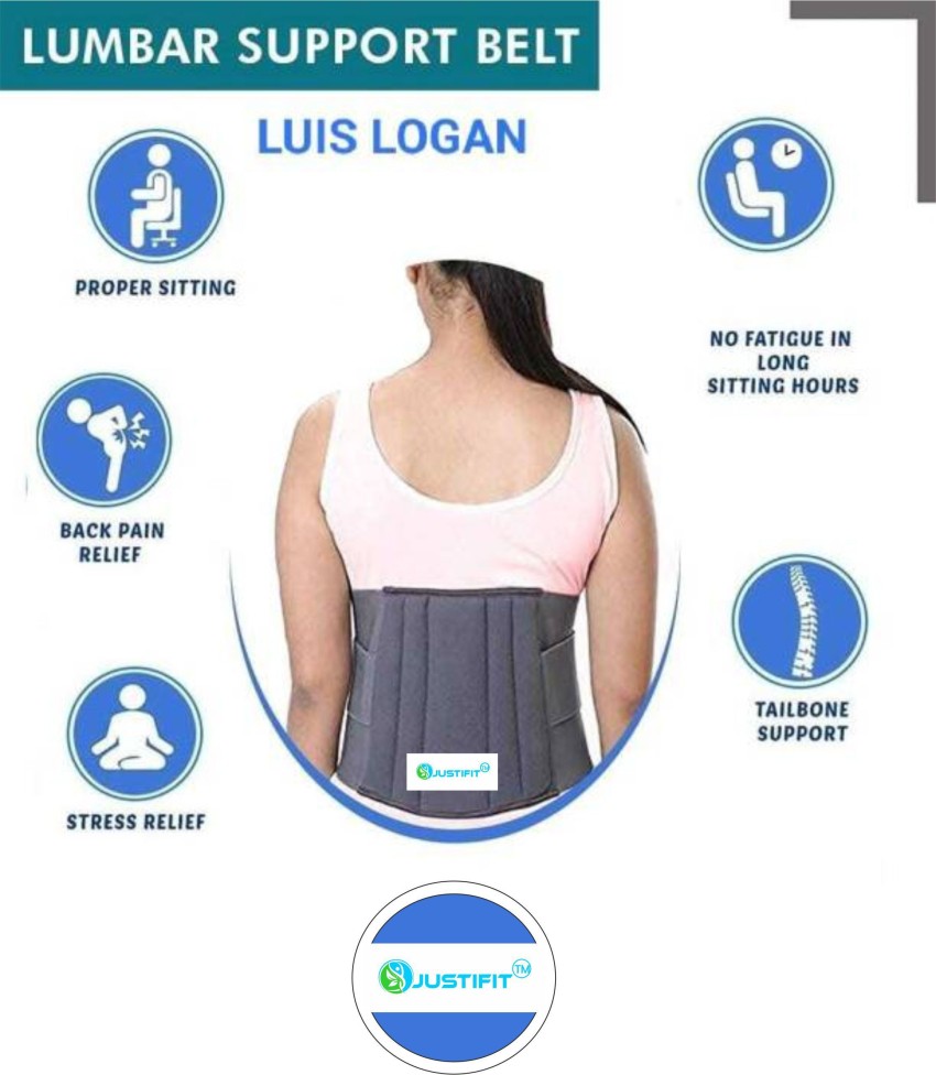 Buy Longlife Lumbar Support Belt For Back Pain Relief, Blue (Medium, 30-  34-Inch) Online at Best Prices in India - JioMart.