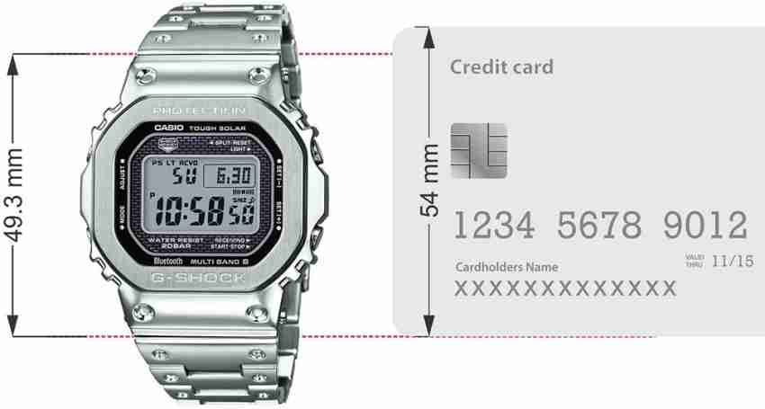 Casio gmw best sale b5000 silver