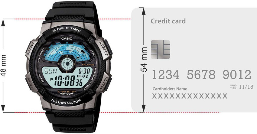 Reloj sales casio wr100m