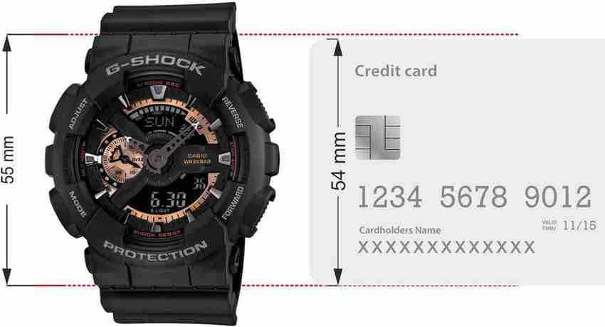 CASIO GA 110RG 1ADR G Shock GA 110RG 1ADR Analog Digital Watch