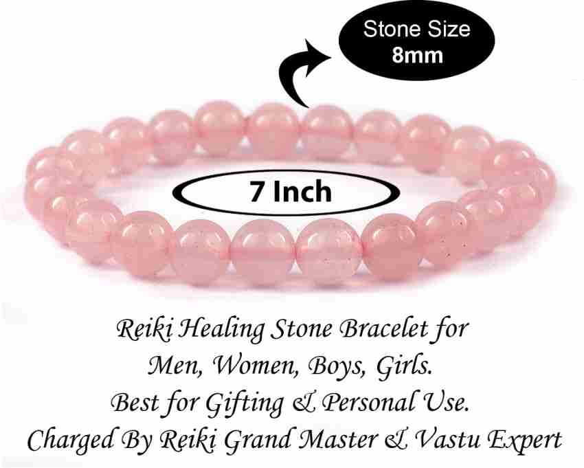 Genuine Stone & 7 Chakra Stones 8mm Bracelet For Men and Women