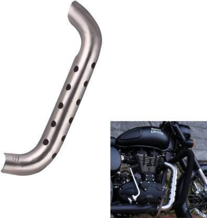 Comical BULLET ACCESSORIES Stainless Steel Heat Shield Cover Black for  Royal Enfield Classic BS3 , BS4 ONLY Bike Exhaust Heat Shield