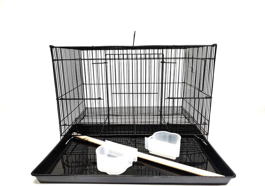 JNPETSWORLD 1.5 FEET BLACK CAGE EASY WASHABLE TRAY FOR Bird Cat