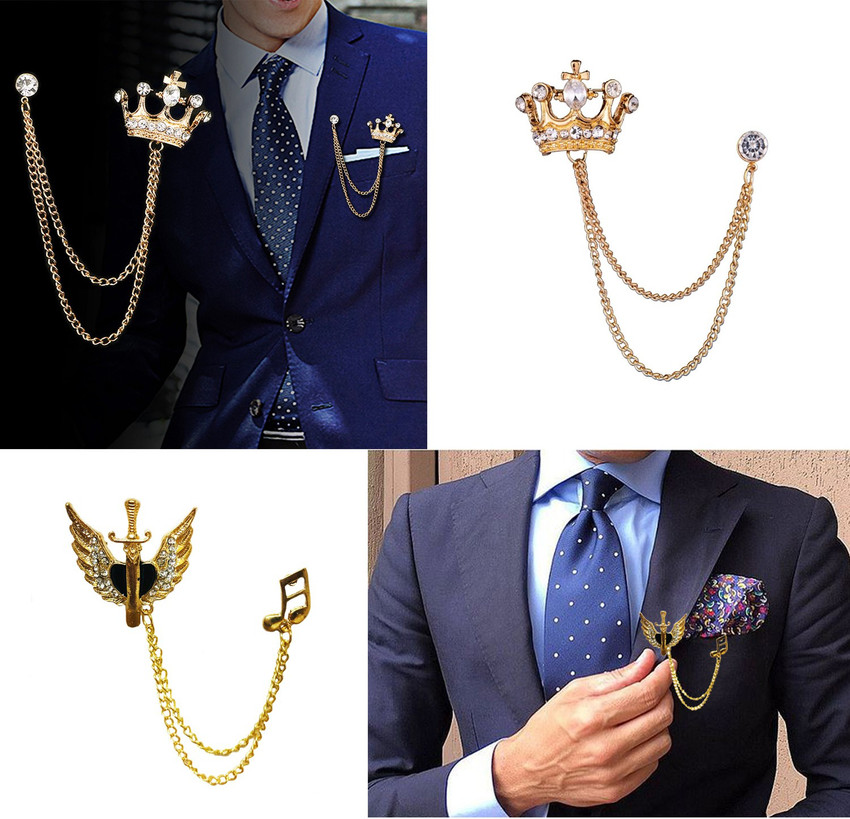 Brooch for blue outlet blazer