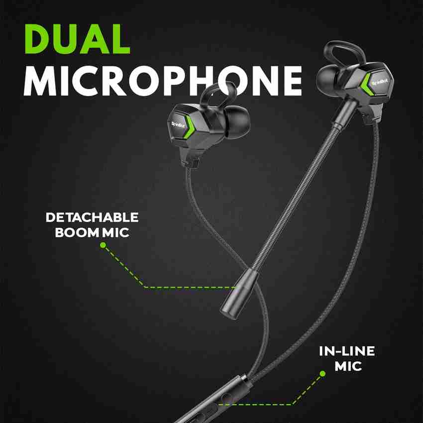 SpinBot BattleBudz W10 Wired Gaming Earphones with Boom Mic for Mobiles PC Xbox PS4 PS5 Wired Gaming Price in India Buy SpinBot BattleBudz W10 Wired Gaming Earphones with Boom Mic for Mobiles PC Xbox ...