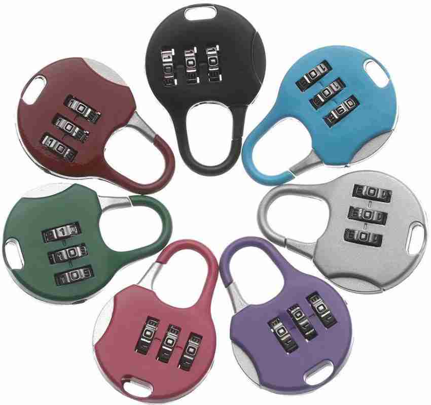 1pc Travel Lock Tsa Approved, Cable Travel Lock, 3 Digit Combination Zipper  Locks For Suitcases, Baggage, Backpacks, Briefcases, Small Suitcase Padloc