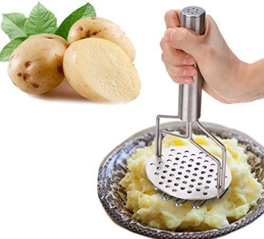 Stainless Steel Hand Masher SS Potato Masher(0750)
