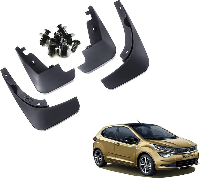 CABIX Front Mud Guard Rear Mud Guard For Tata Altroz XZ Diesel NA