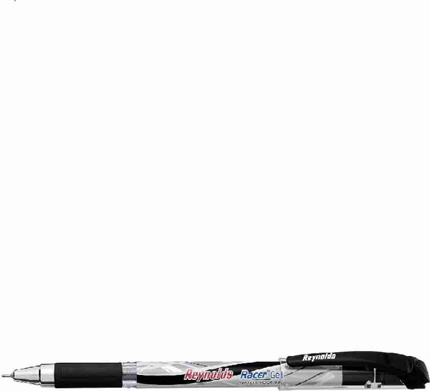 Reynolds Racer Gel Waterproof Ink Black Gel Pen - Buy Reynolds Racer Gel  Waterproof Ink Black Gel Pen - Gel Pen Online at Best Prices in India Only  at