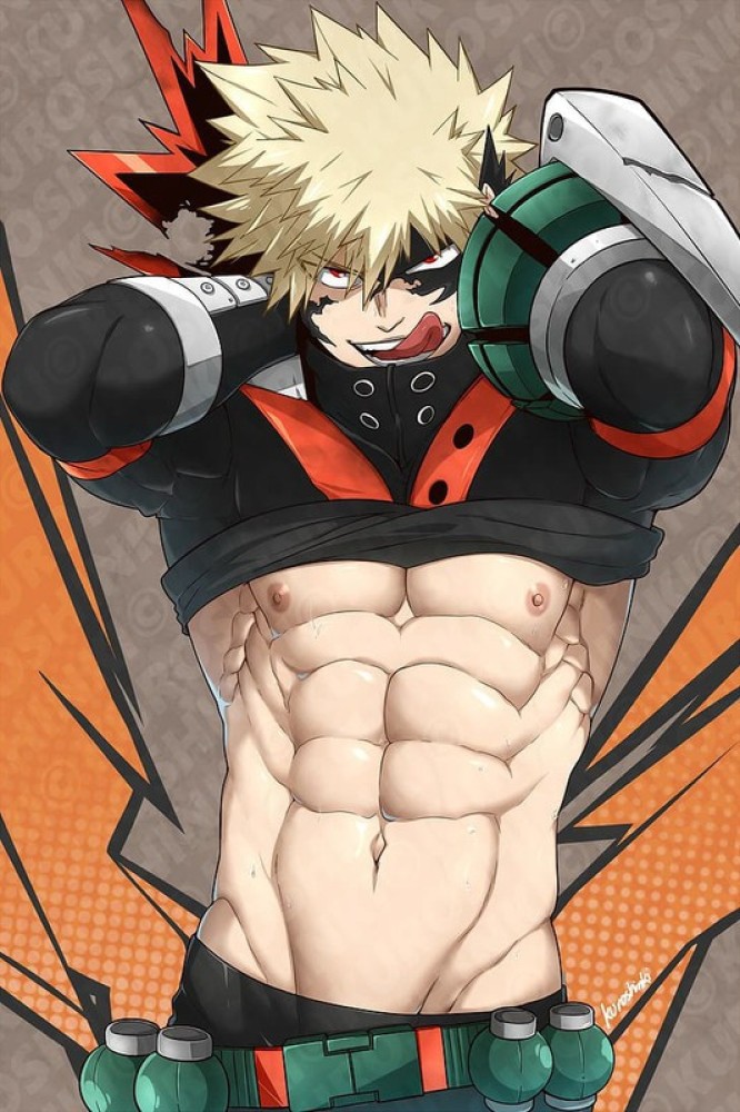 Anime Boys Katsuki Bakugou Blond Hair Muscles Hd Matte Finish Poster Paper  Print - Animation & Cartoons posters in India - Buy art, film, design,  movie, music, nature and educational paintings/wallpapers at