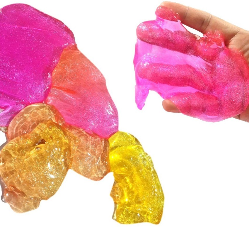 IndusBay Pack of 1 Glitter Slime Crystal Mud Pretty Slime in Bottle Pack  Tub for kids Multicolor Putty Toy Price in India - Buy IndusBay Pack of 1 Glitter  Slime Crystal Mud