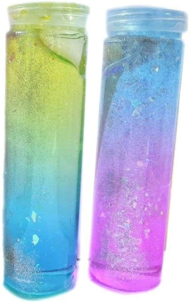 IndusBay Pack of 2 Glitter Slime Crystal Mud Pretty Slime in Bottle Pack  Tub for kids Multicolor Putty Toy Price in India - Buy IndusBay Pack of 2 Glitter  Slime Crystal Mud