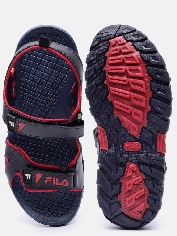 Fila sandals best sale blue