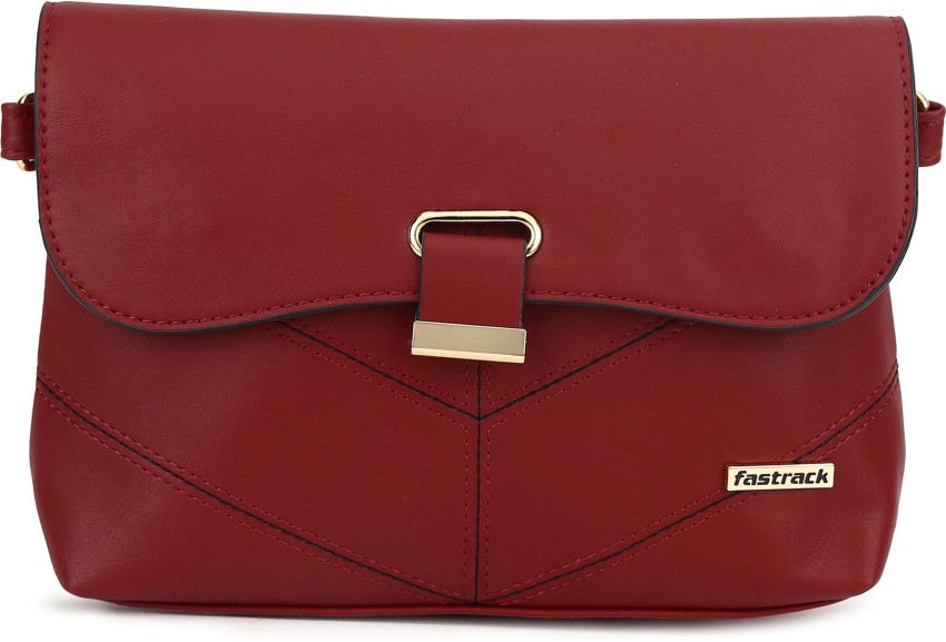 Fastrack Red Sling Bag A3062PWN01