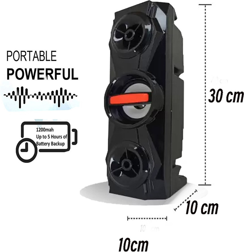 Polaroid wireless 2025 led tower speaker