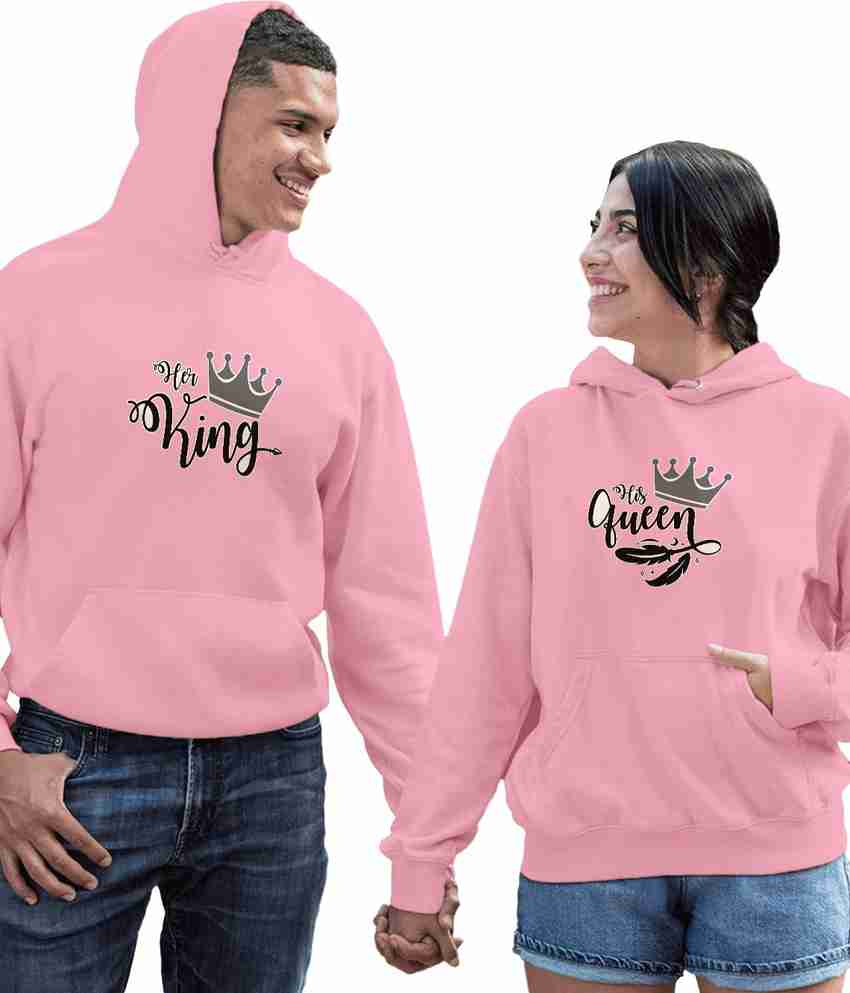 Pink discount couple hoodies