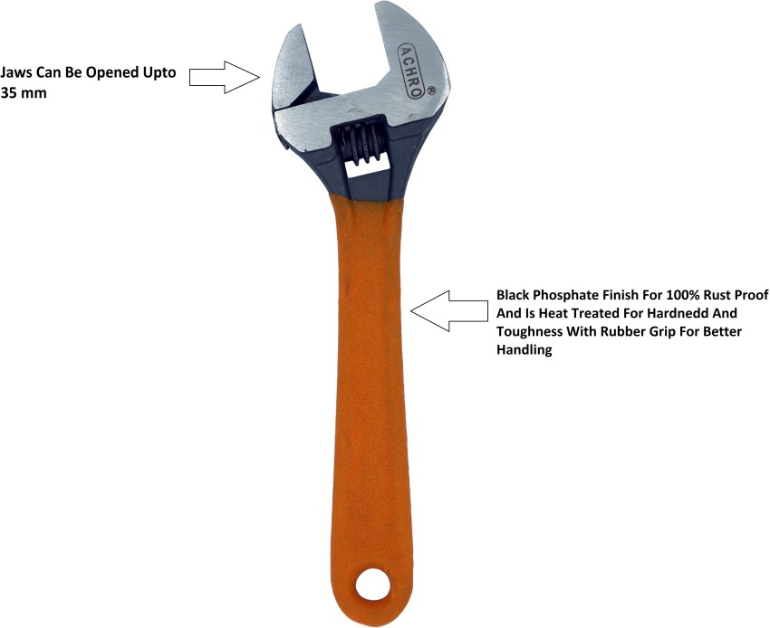 WallVilla Plumber Tool Combo 14inch Pipe Wrench & 12inch Adjustable Wrench  Plumber Tool Heavy Duty Single Sided Combination Wrench Price in India -  Buy WallVilla Plumber Tool Combo 14inch Pipe Wrench 