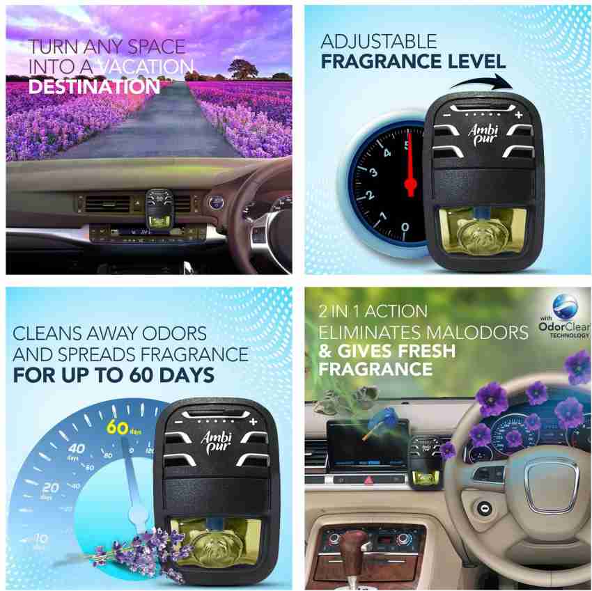 Ambi Pur Car Lavender Spa Air Freshener Starter Price in India - Buy Ambi  Pur Car Lavender Spa Air Freshener Starter online at